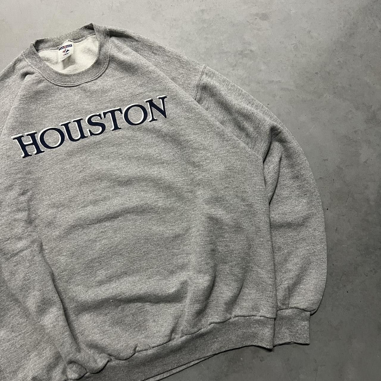 Japanese Brand × Vintage Vintage Y2K Houston Texas Essential Grey SweatShirt! Size US L / EU 52-54 / 3 - 3 Thumbnail