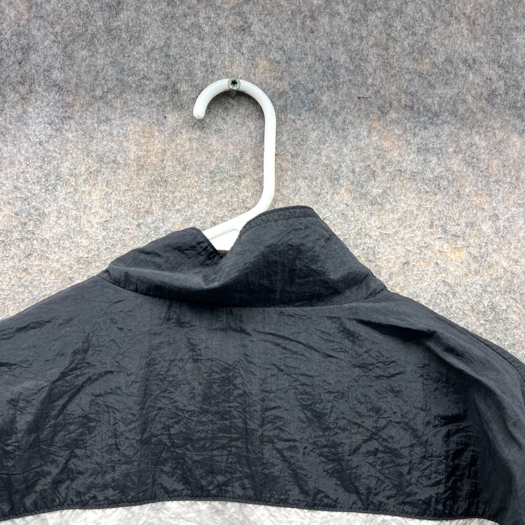 Reebok VINTAGE Reebok Jacket Mens XL Black White Full Zip Windbreaker Bomber 90s Track Size US XL / EU 56 / 4 - 4 Thumbnail