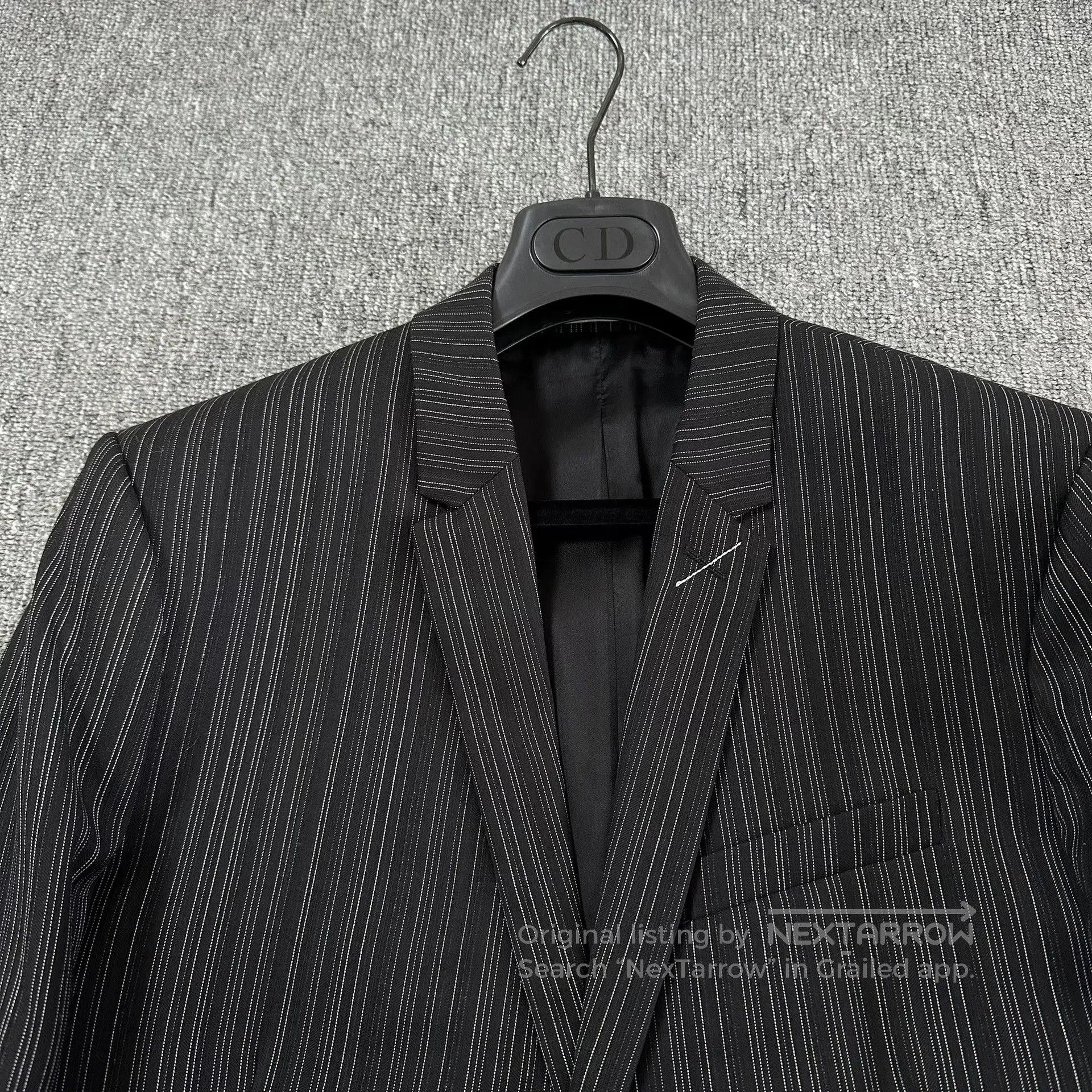 Dior Dior Homme 2018FW Striped Silver Badge Suit. Size US L / EU 52-54 / 3 - 3 Thumbnail
