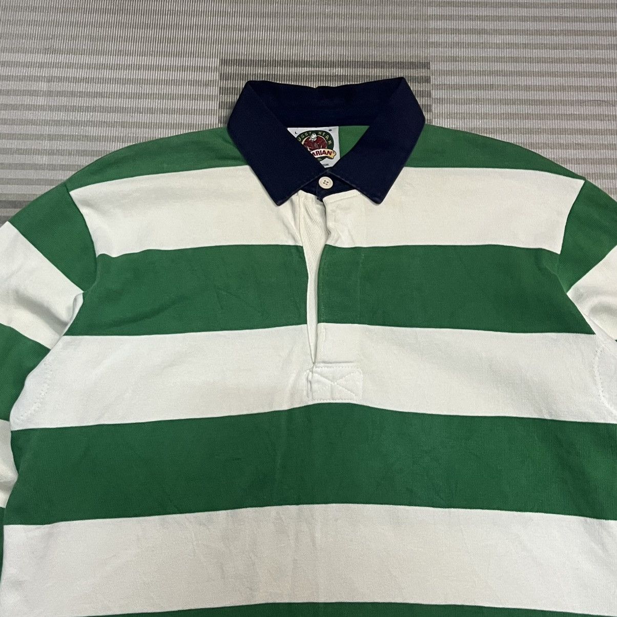 Barbarian Vintage 90s Barbarian Rugby Wear Long Sleeve Shirt Size L Size US L / EU 52-54 / 3 - 4 Thumbnail