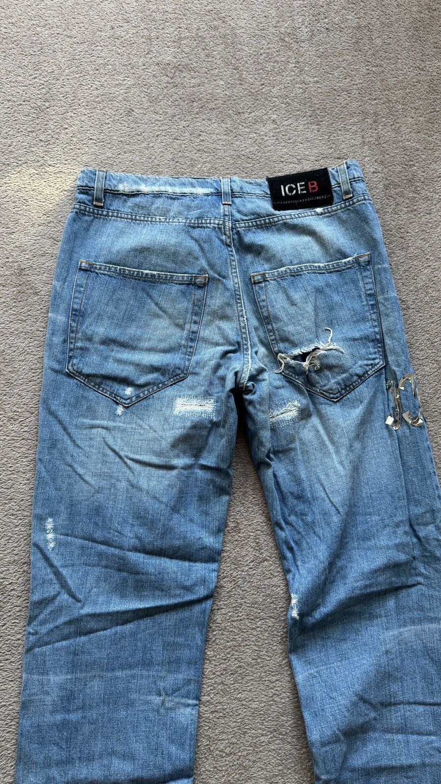 Hysteric Glamour Iceberg Washed Ripped Distressed Jeans ed hardy dsquared y3 Size US 32 / EU 48 - 4 Thumbnail