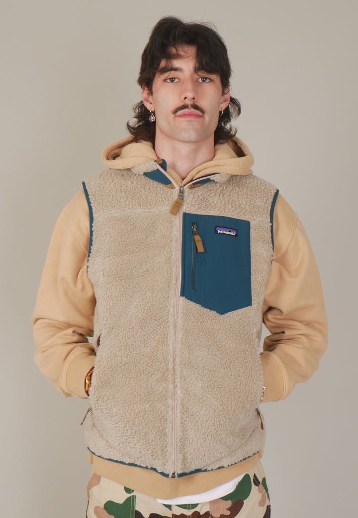 Patagonia Patagonia Retro-x Deep Pile Vest Fall 2011 Blue Lagoon Size US M / EU 48-50 / 2 - 3 Thumbnail