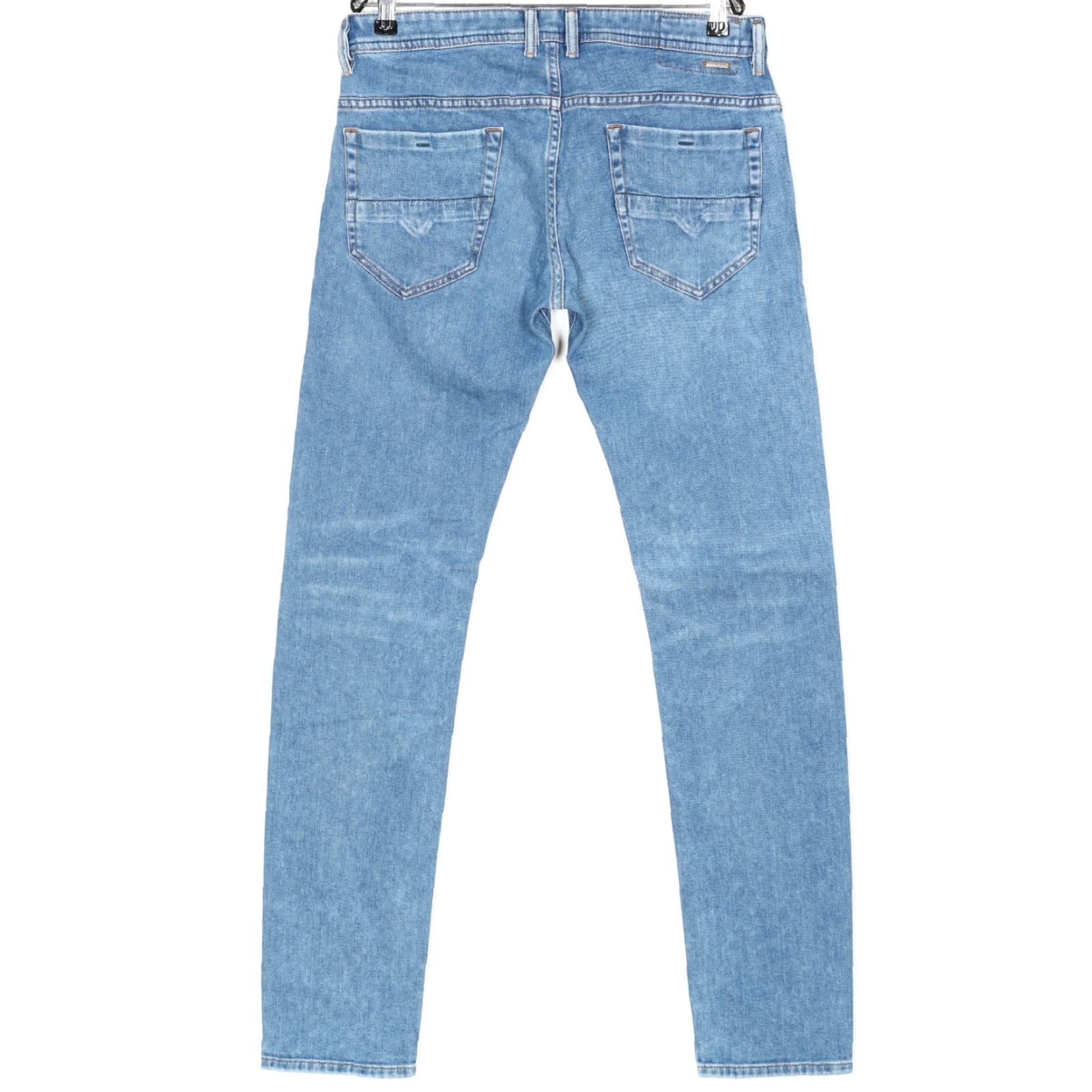 Diesel DIESEL Thommer 087AR Jeans Men 32/34 Slim Skinny Stretch DZ5348 Blue Denim 5-Pocket Rise Mid Regular Size W32/L34 Mens Size US 32 / EU 48 - 3 Thumbnail