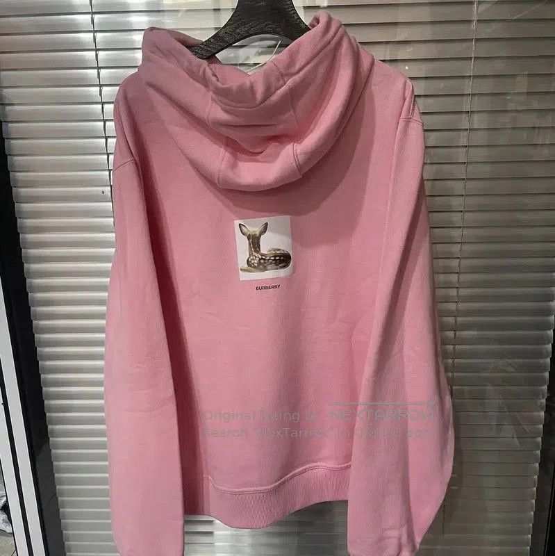 Burberry Burberry Pink Animal Hoodie for Women. Size M / US 6-8 / IT 42-44 - 2 Thumbnail