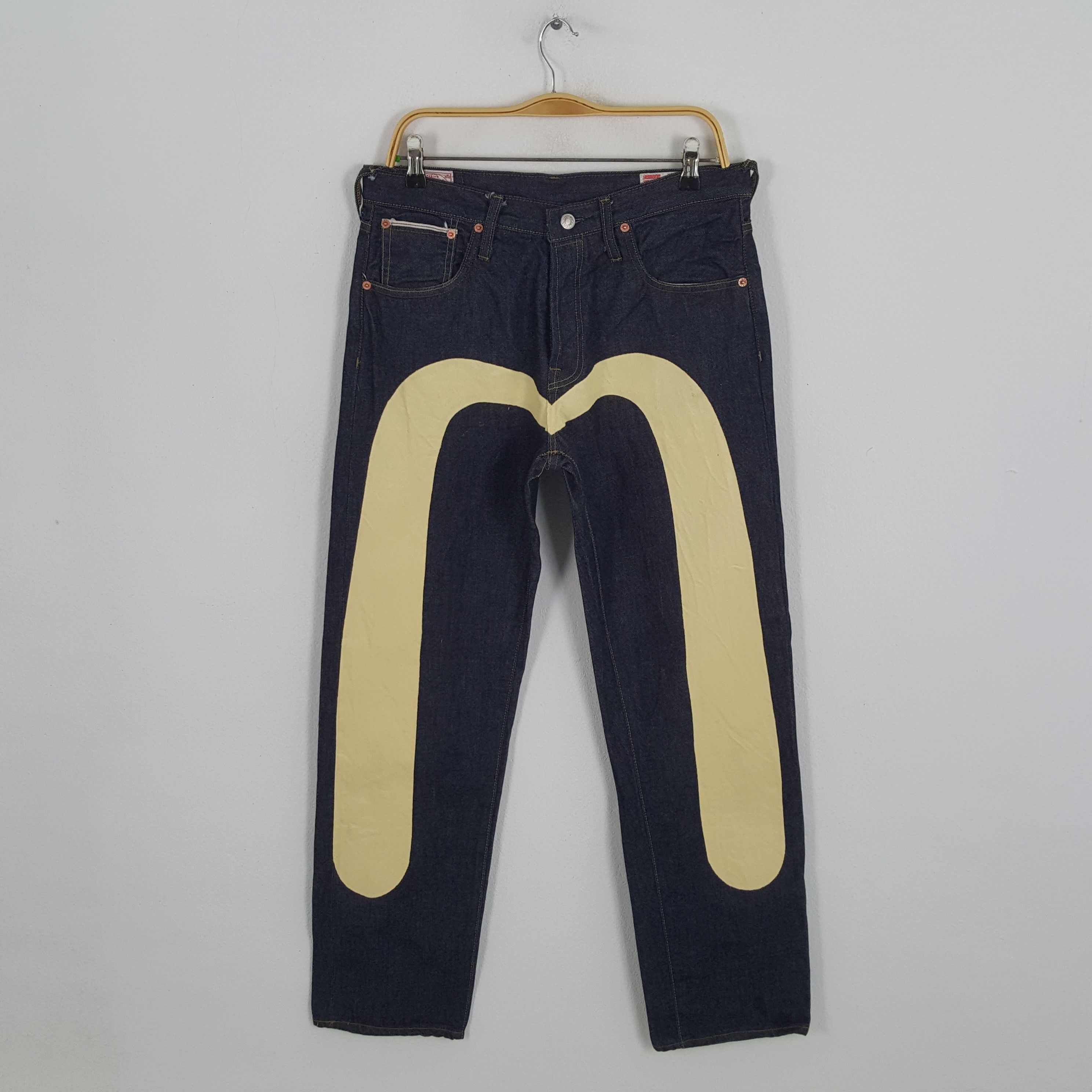 Evisu × Japanese Brand × Vintage Vintage EVISU Japanese Brand Daicock Custom Denim Jeans Size US 32 / EU 48 - 1 Thumbnail