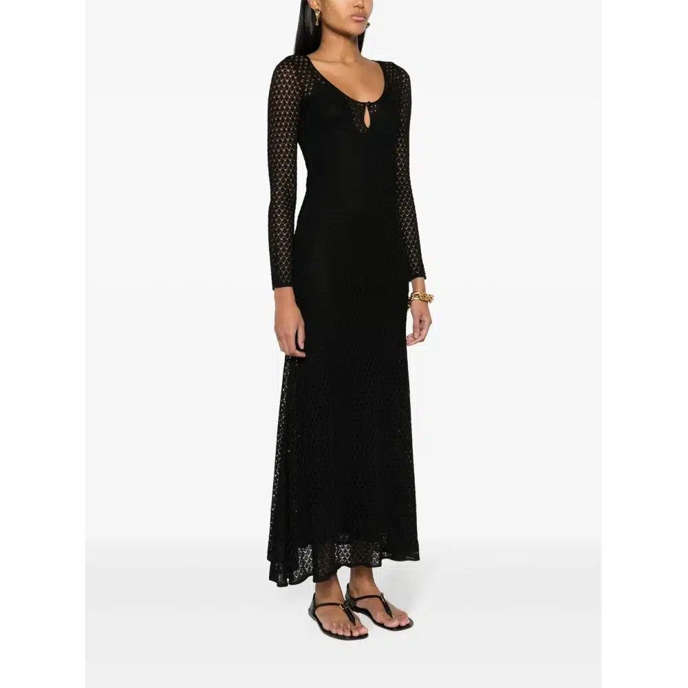 Tom Ford o1loc1c0825 ACK416 Openwork Lurex Scoop Neck Maxi Dress Size S / US 4 / IT 40 - 2 Thumbnail