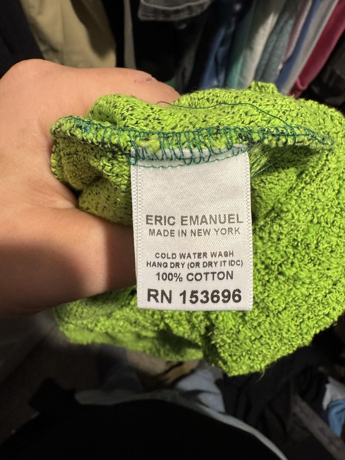 Eric Emanuel Eric Emanuel green terry cloth shorts Size US 36 / EU 52 - 3 Thumbnail