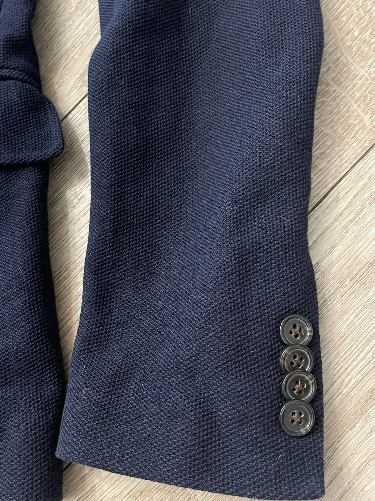Polo Ralph Lauren Polo Ralph Lauren Soft Stretch Cotton Women's Blazer in Blue Size S / US 4 / IT 40 - 9 Thumbnail