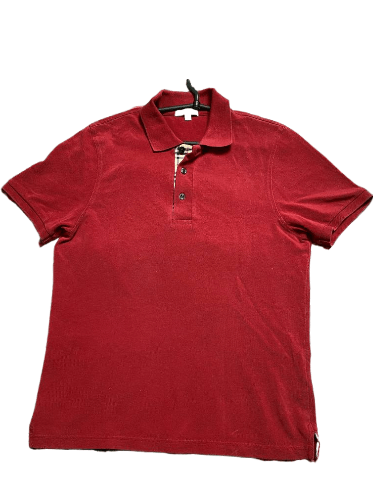 Burberry Vintage Burberry Classic Fit Red Polo Size M Size US M / EU 48-50 / 2 - 1 Thumbnail