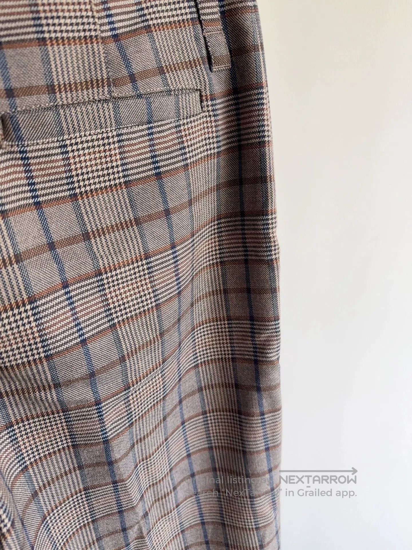 Brunello Cucinelli Brunello Cucinelli Plaid Straight Pants. Size US 28 / EU 44 - 4 Thumbnail
