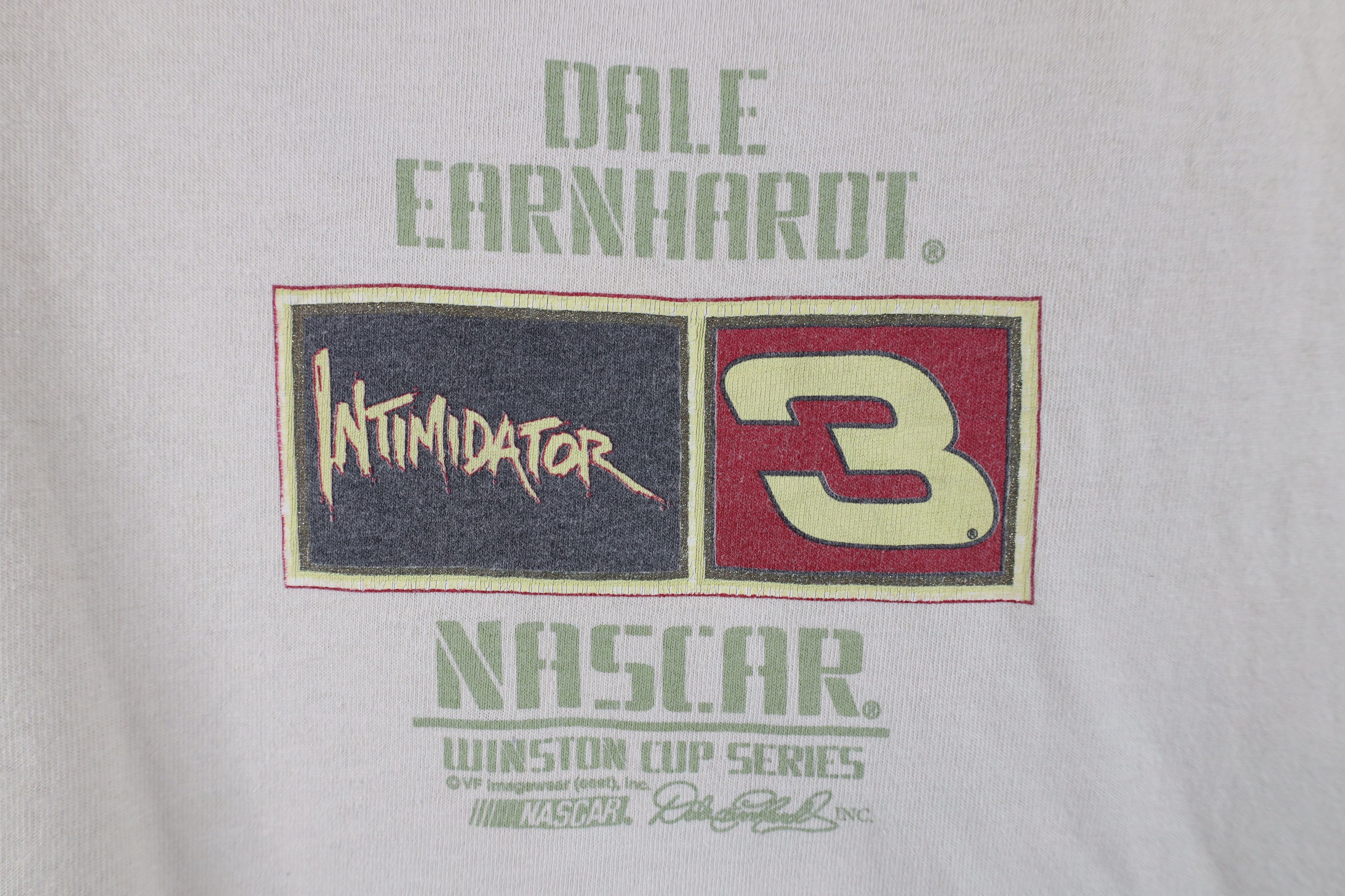 Vintage Vintage Y2K 2001 NASCAR Dale Earnhardt Racing T-Shirt Beige Size US L / EU 52-54 / 3 - 4 Thumbnail