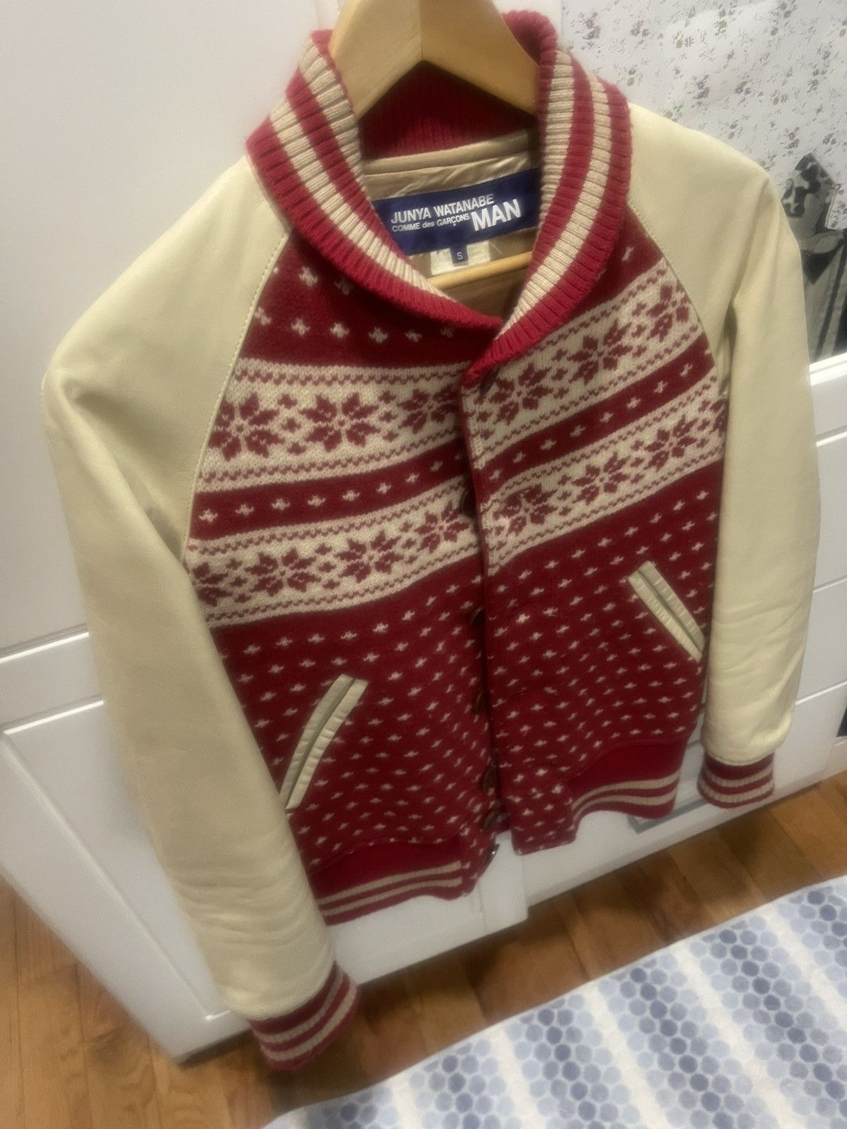 Junya Watanabe Justin Bieber Watanabe Holiday theme Varsity jacket Small Size US S / EU 44-46 / 1 - 3 Thumbnail