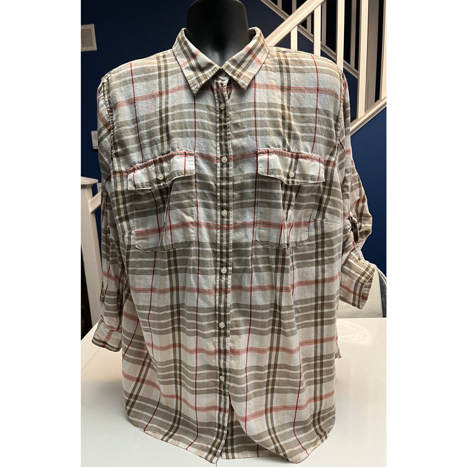 Lauren Ralph Lauren Woman’s Lauren Ralph Lauren 3X Plaid Button-Down Shirt Size 3XL / US 20-22 - 1 Thumbnail