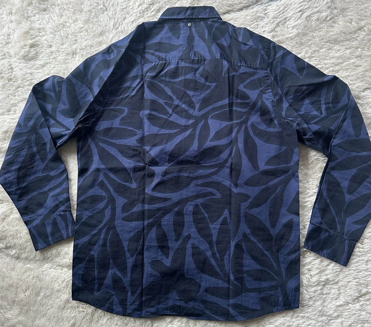 OAMC Blue Pattern OAMC shirt Size US L / EU 52-54 / 3 - 5 Thumbnail