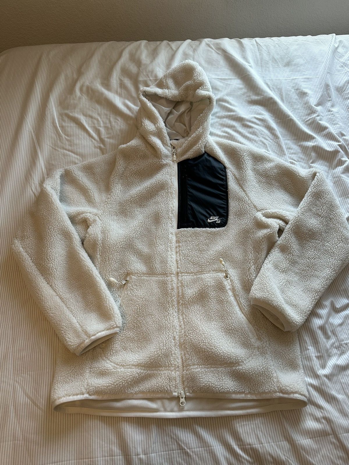 Nike Mens Nike SB Everett Full Zip Sherpa Hoodie | Grailed