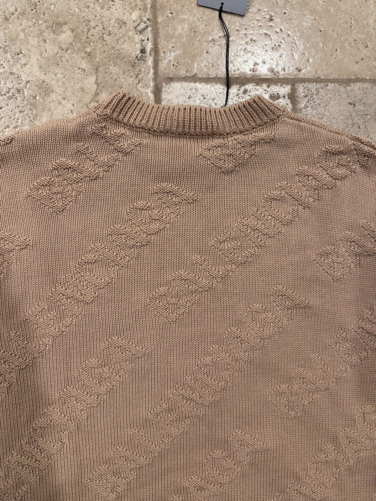 Balenciaga Balenciaga Monogram Jacquard Intarsia Logo Knitted Sweater Size US S / EU 44-46 / 1 - 11 Thumbnail