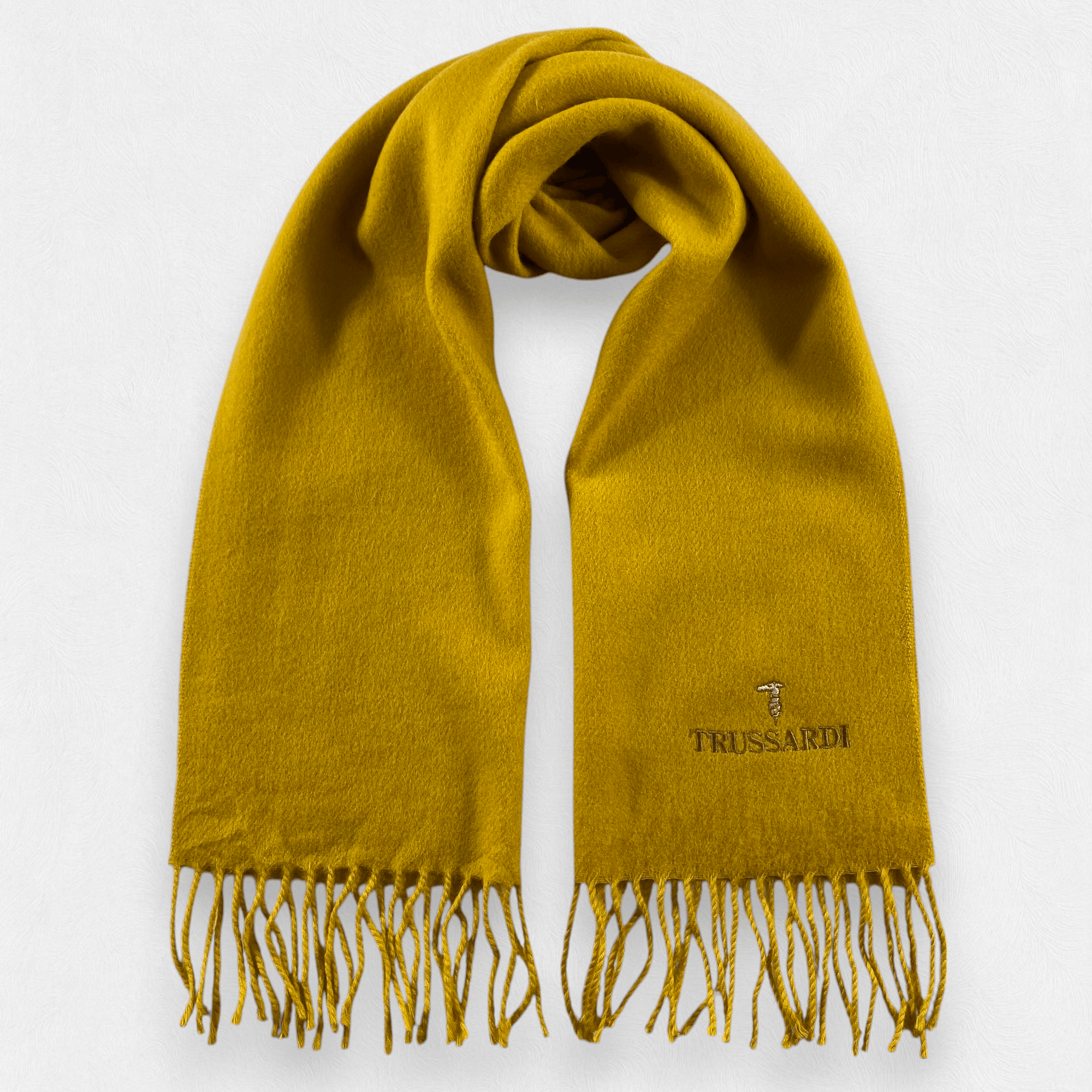 Trussardi Scarf Neck Wrap Plain Muffler