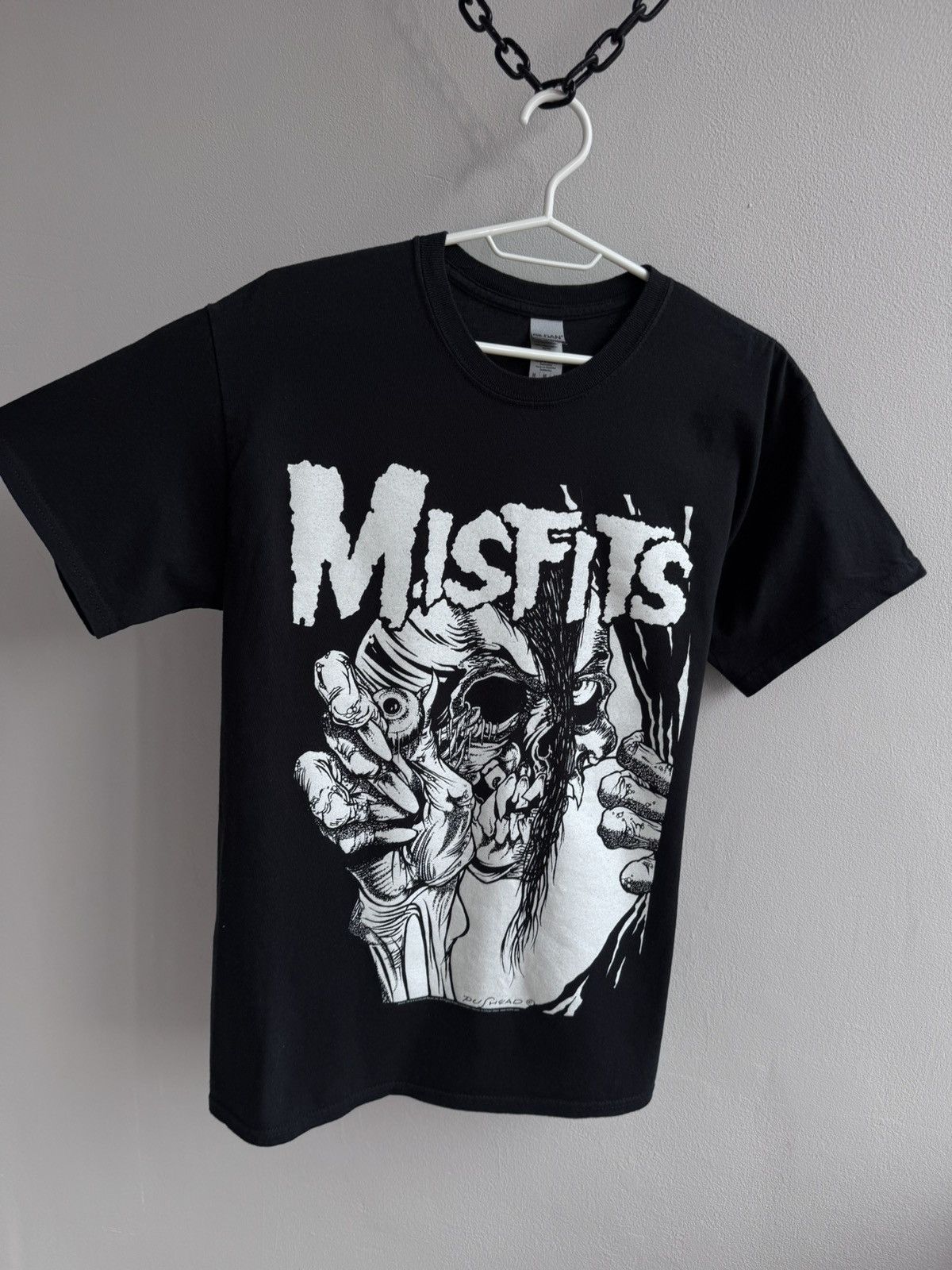 Gildan Misfits Pushead Skull Kill Tonight T Shirt Tee Punk Rock Size US M / EU 48-50 / 2 - 3 Thumbnail