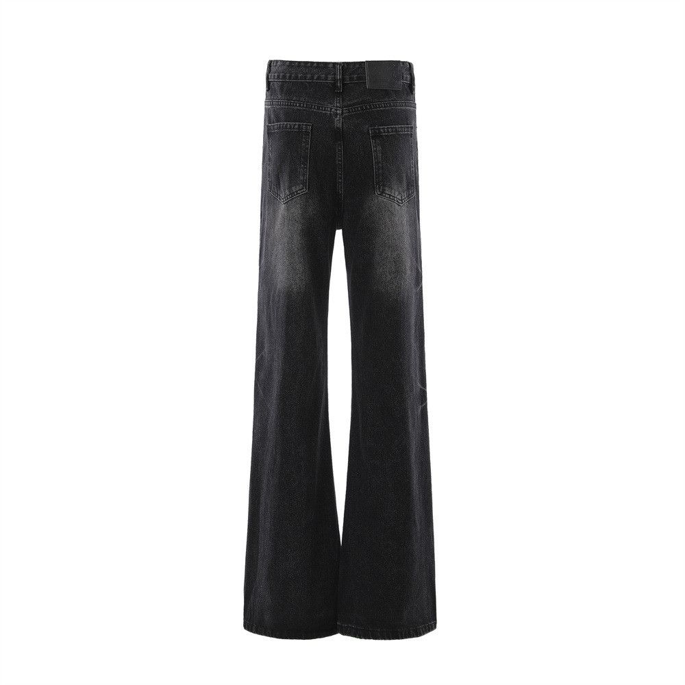 Vintage Men's Casual Hippie Flared Jeans — Washed & Distressed Size US 32 / EU 48 - 2 Thumbnail