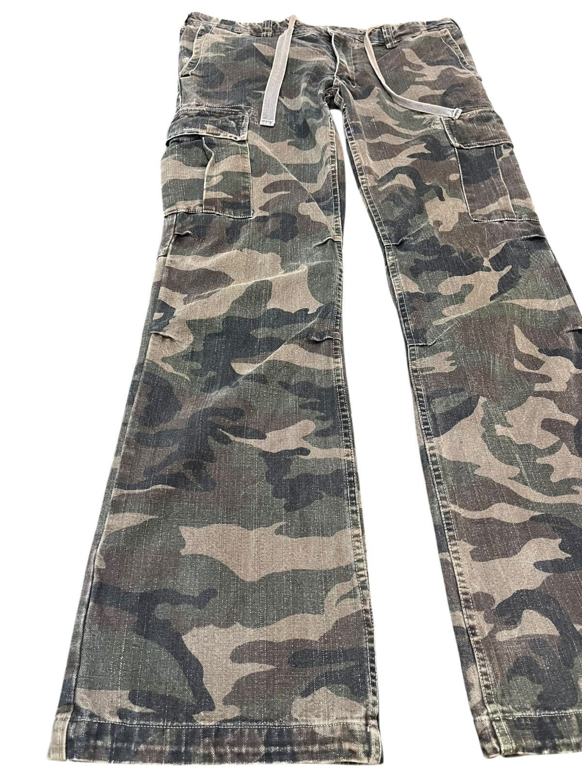 Hysteric Glamour Vintage Eden Mellow Flare Camo Military Cargo Denim Size US 34 / EU 50 - 5 Thumbnail