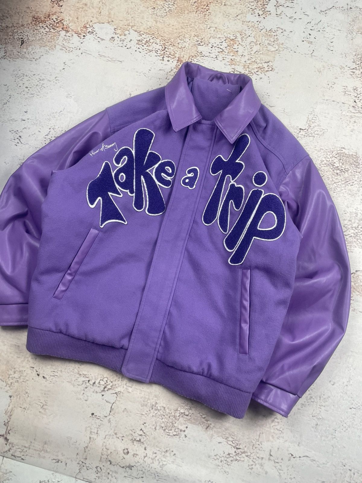 House of Sunny (Women’s) House of Sunny L – Purple Bomber Jacket Streetwear Size L / US 10 / IT 46 - 1 Thumbnail