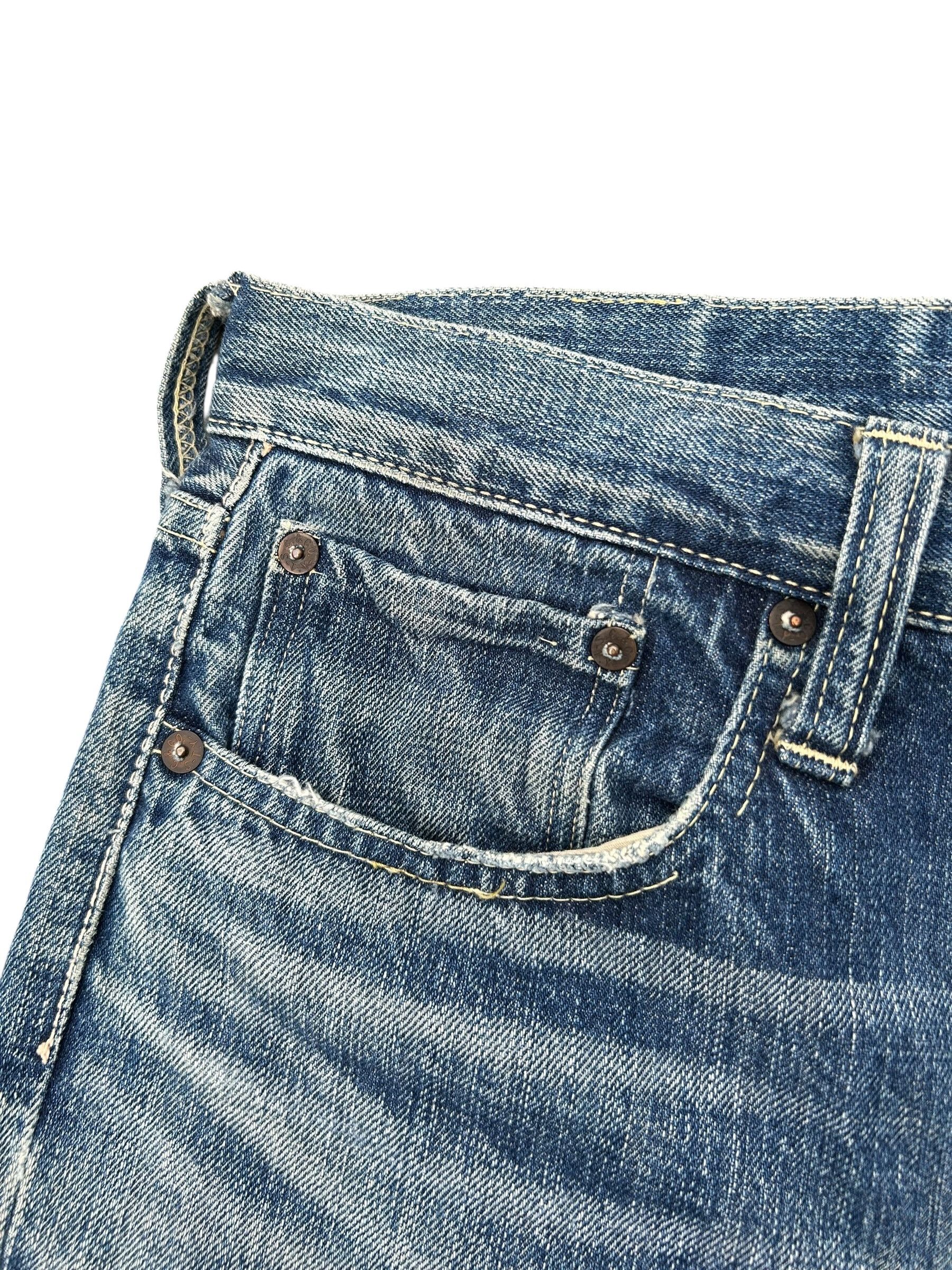 Kapital Flare Sugar Cane Vintage Distressed Denim Jeans Size US 31 - 6 Thumbnail