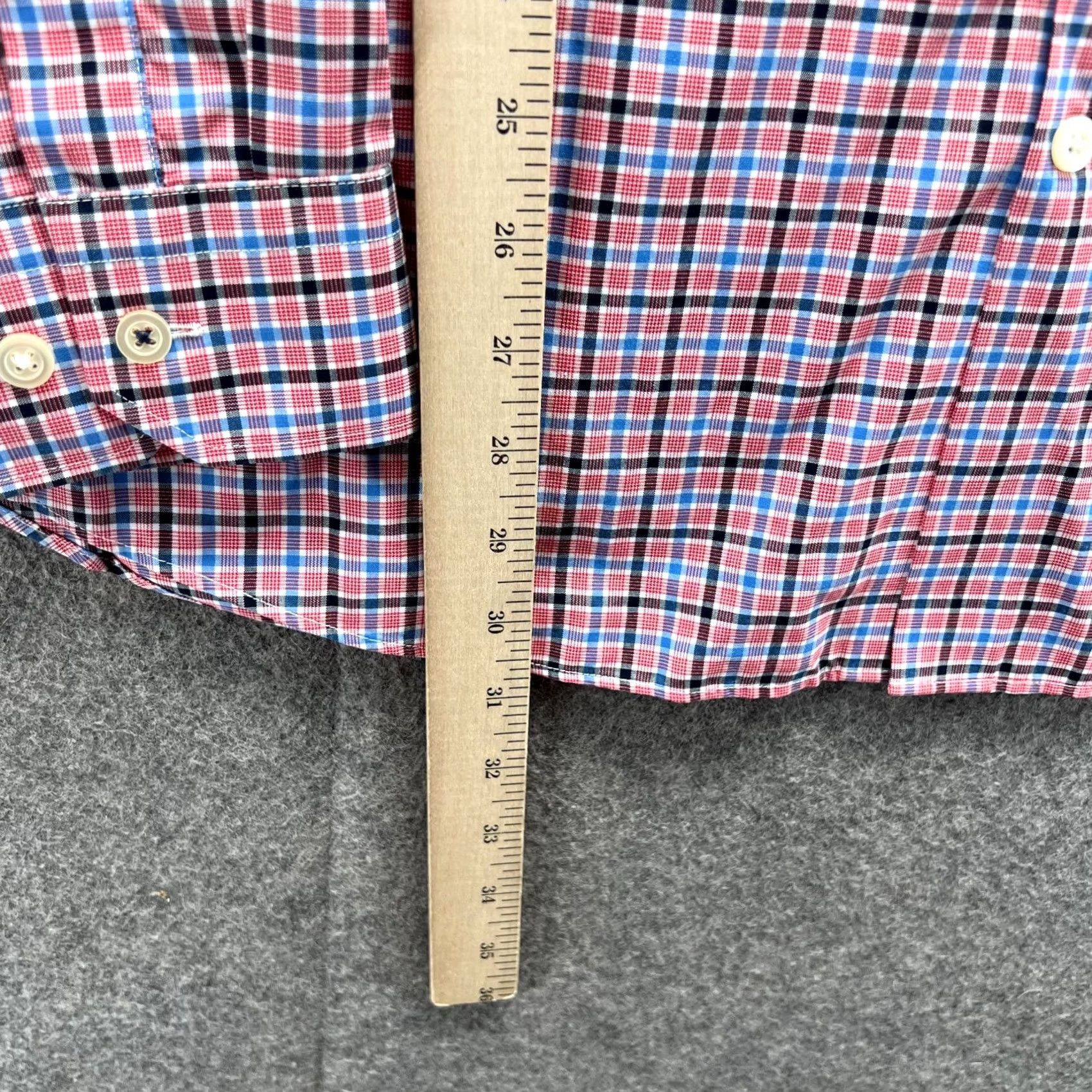 Banana Republic VINTAGE? No. Banana Republic Shirt Men Large Pink Button Down Camden Stretch Plaid Size US L / EU 52-54 / 3 - 6 Thumbnail