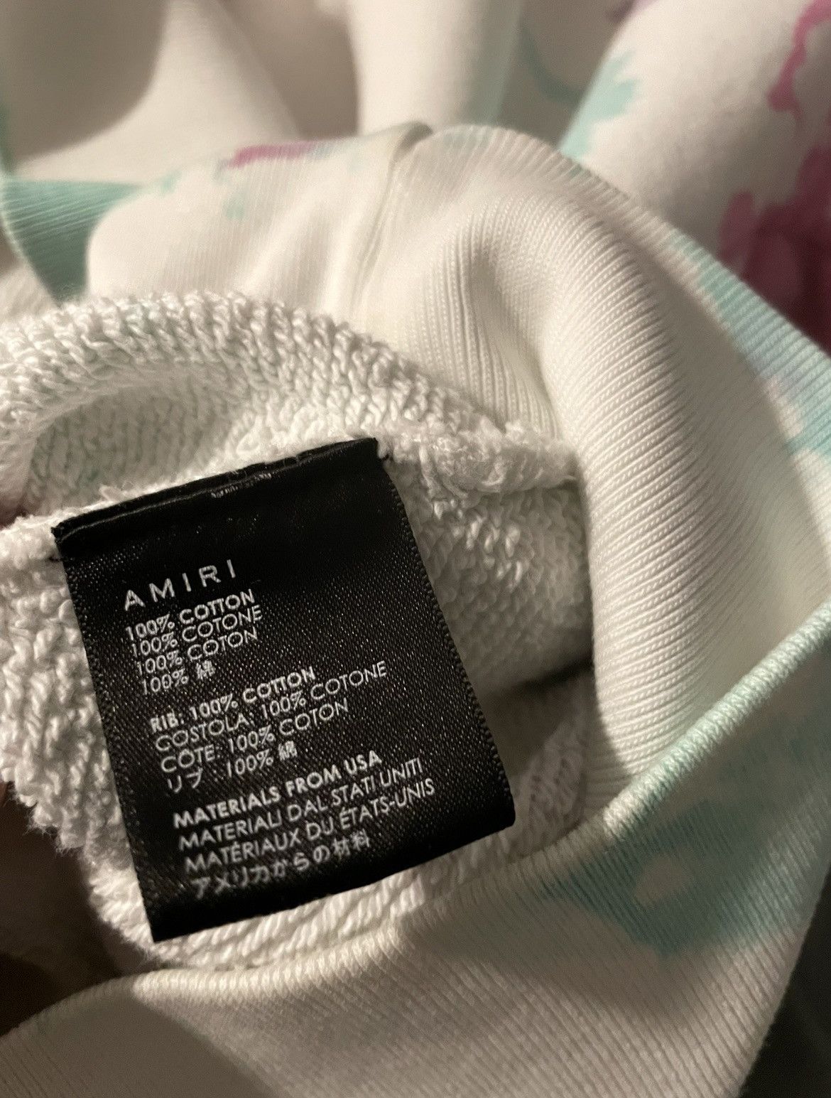Amiri AMIRI logo-print tie-dye hoodie Size US S / EU 44-46 / 1 - 6 Thumbnail