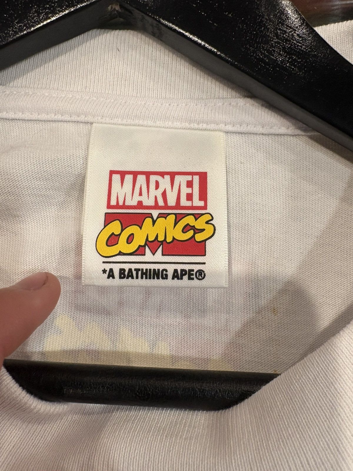 Bape × Marvel Comics Bape Marvel Tee DS Size US L / EU 52-54 / 3 - 3 Thumbnail
