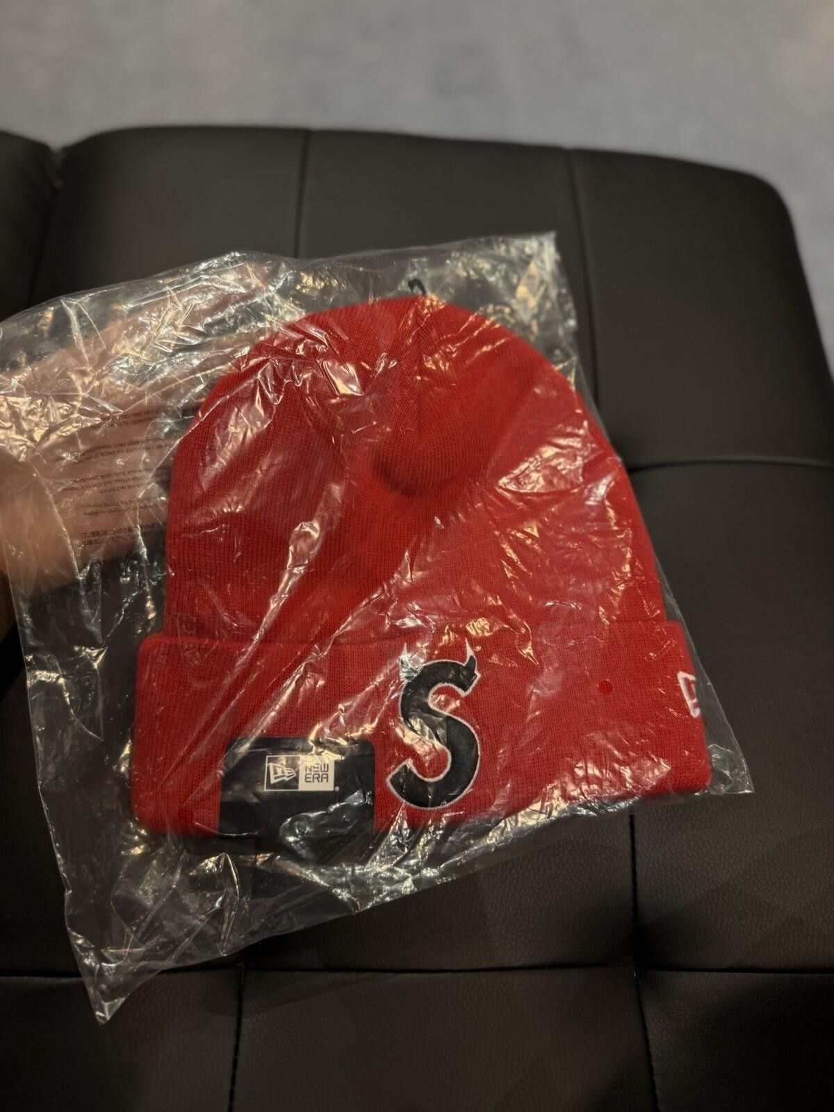 Supreme Supreme New Era Devil S Logo Beanie - Red - Brand New Size ONE SIZE - 3 Thumbnail