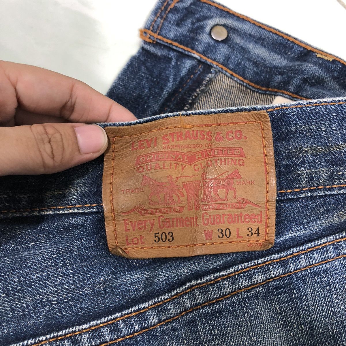 Levi's Vintage Clothing 🔥90’s Vintage Levi’s Lot 503 Distressed Denim Jeans Size US 32 / EU 48 - 14 Thumbnail