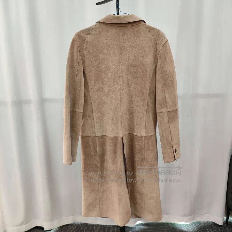 Loewe Loewe Beige Cowhide suede duster Size XS / US 0-2 / IT 36-38 - 2 Thumbnail