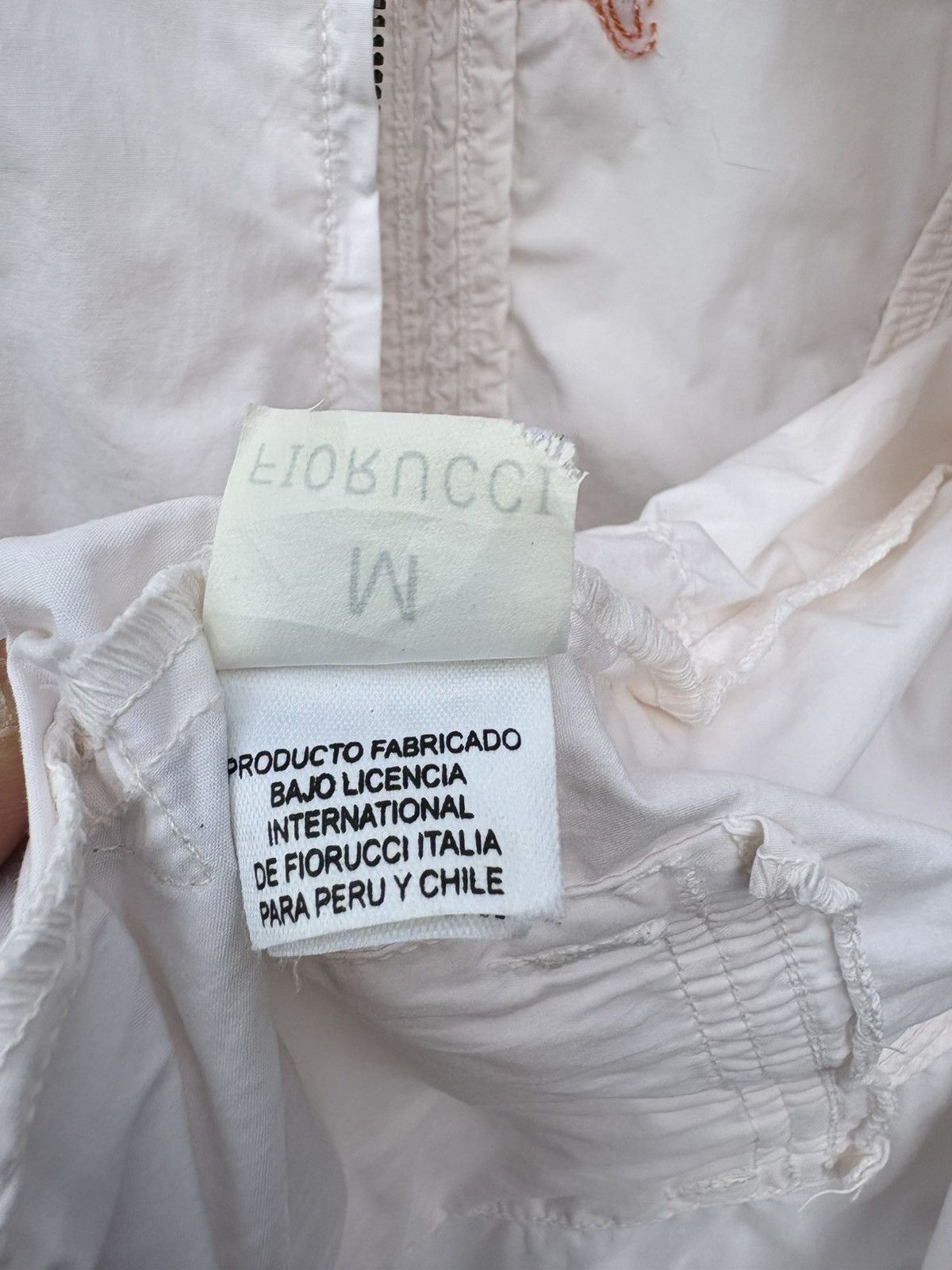 Fiorucci Fiorucci Floral Embroidery White Jacket Size S / US 4 / IT 40 - 12 Thumbnail