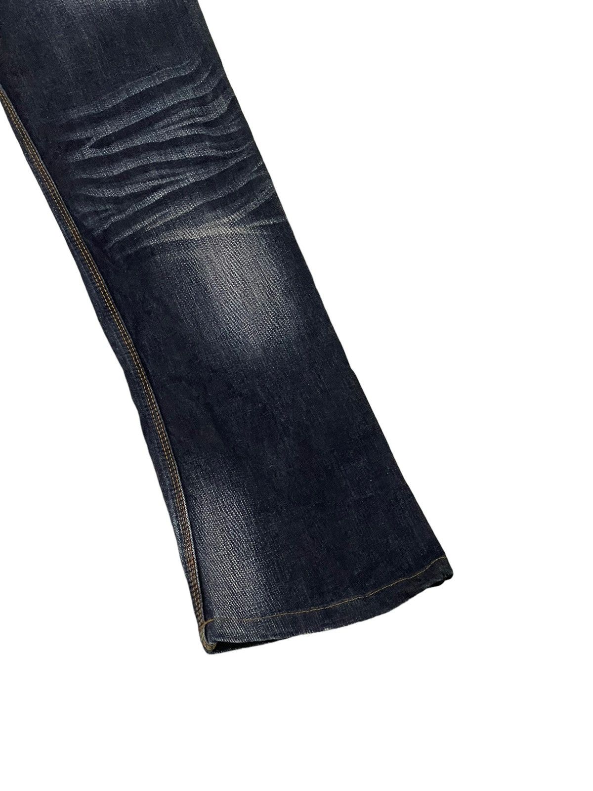 Japanese Brand Slim Jeans Nicole Club Distress Faded Low Rise Denim 7🟦5 Size US 32 / EU 48 - 14 Thumbnail