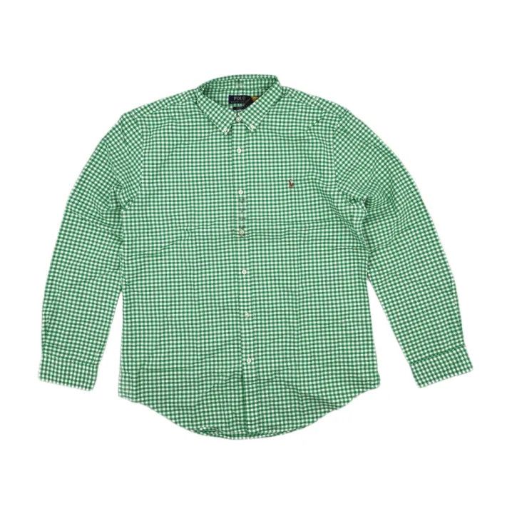 Polo Ralph Lauren Polo Ralph Lauren Green Check Long-Sleeve Shirt Size US XL / EU 56 / 4 - 1 Thumbnail