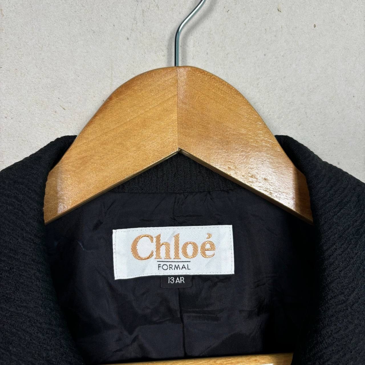 Chloe Chloe Formal Black Suit Coat Jacket Crepe Knit Occasion Size M / US 6-8 / IT 42-44 - 4 Thumbnail