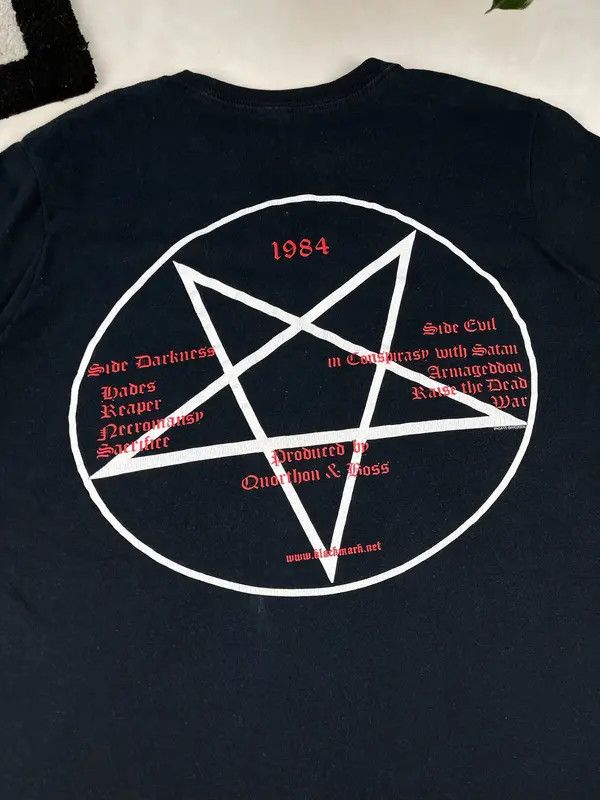 Band Tees Taeko x Mai Vintage 00's Bathory T-Shirt Metal Goat Size US M / EU 48-50 / 2 - 4 Thumbnail
