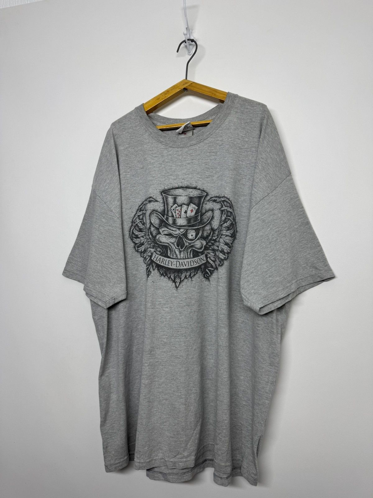 Harley Davidson Vintage Harley Davidson T-shirt Adult Grey Short Sleeve Size US XXL / EU 58 / 5 - 5 Thumbnail