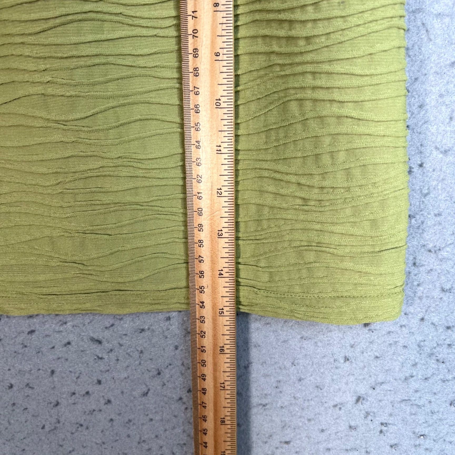 superdown Superdown Womens Medium Textured Olive Green Mini Skirt Elastic Waist Polyester Size 32" / US 10 / IT 46 - 6 Thumbnail