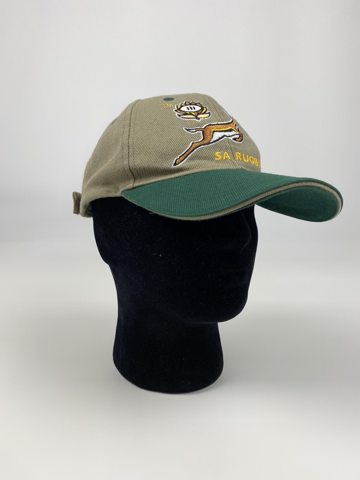 Vintage 2000’s Vintage SA Rugby Union Springboks Logo Strapback Cap Size ONE SIZE - 9 Thumbnail