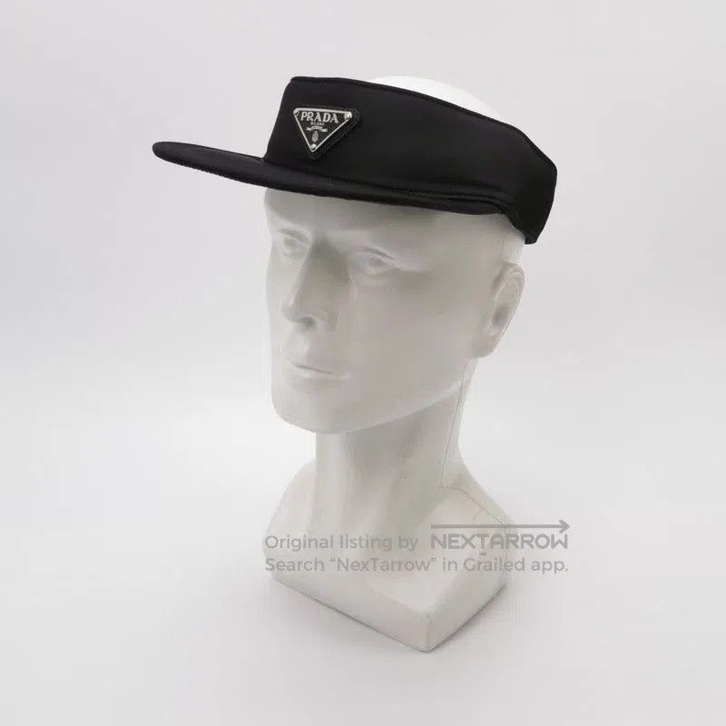 Prada Prada Cotton Logo Sun Visor Cap. Size ONE SIZE - 2 Thumbnail
