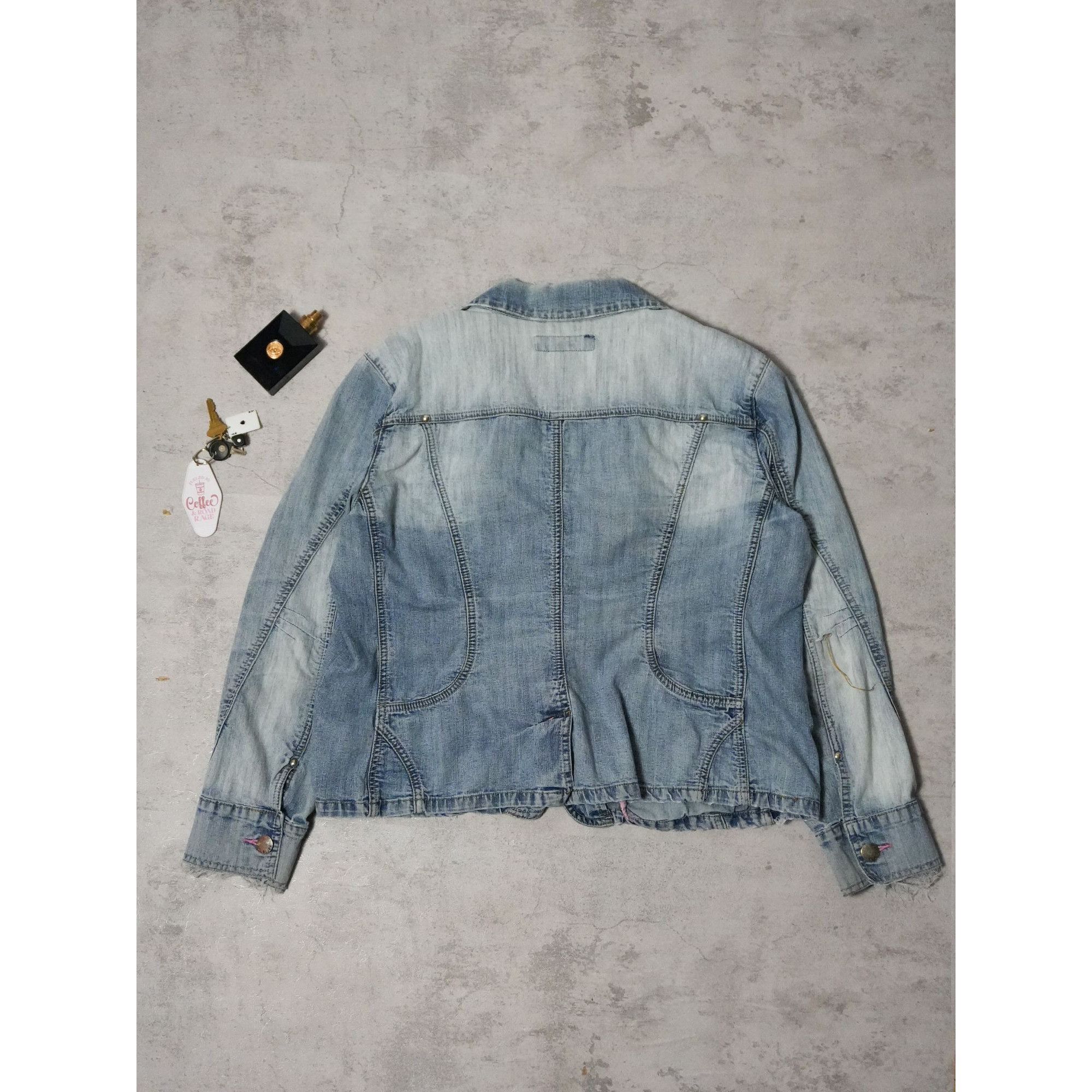 Other Y2k Baccini Denim Jacket Size XL / US 12-14 / IT 48-50 - 4 Thumbnail