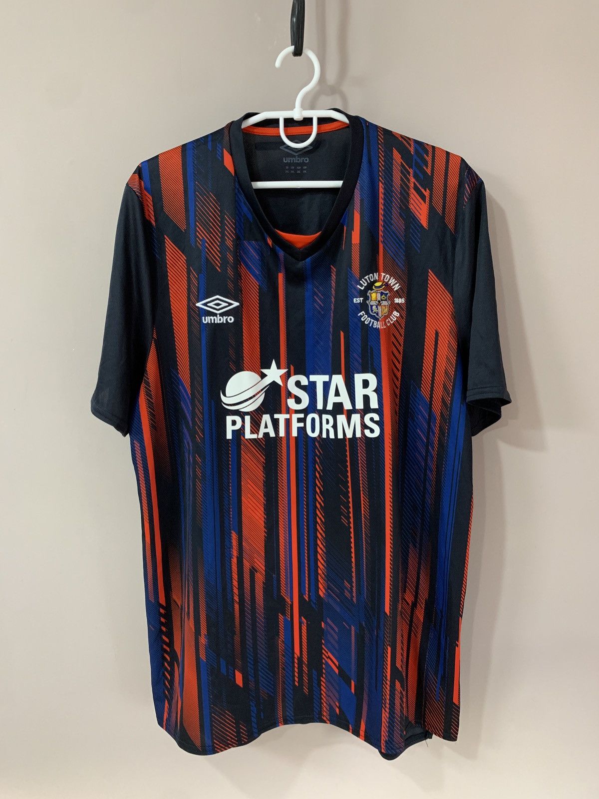 Luton Town Away Football Shirt Umbro Soccer Jersey Size XXL