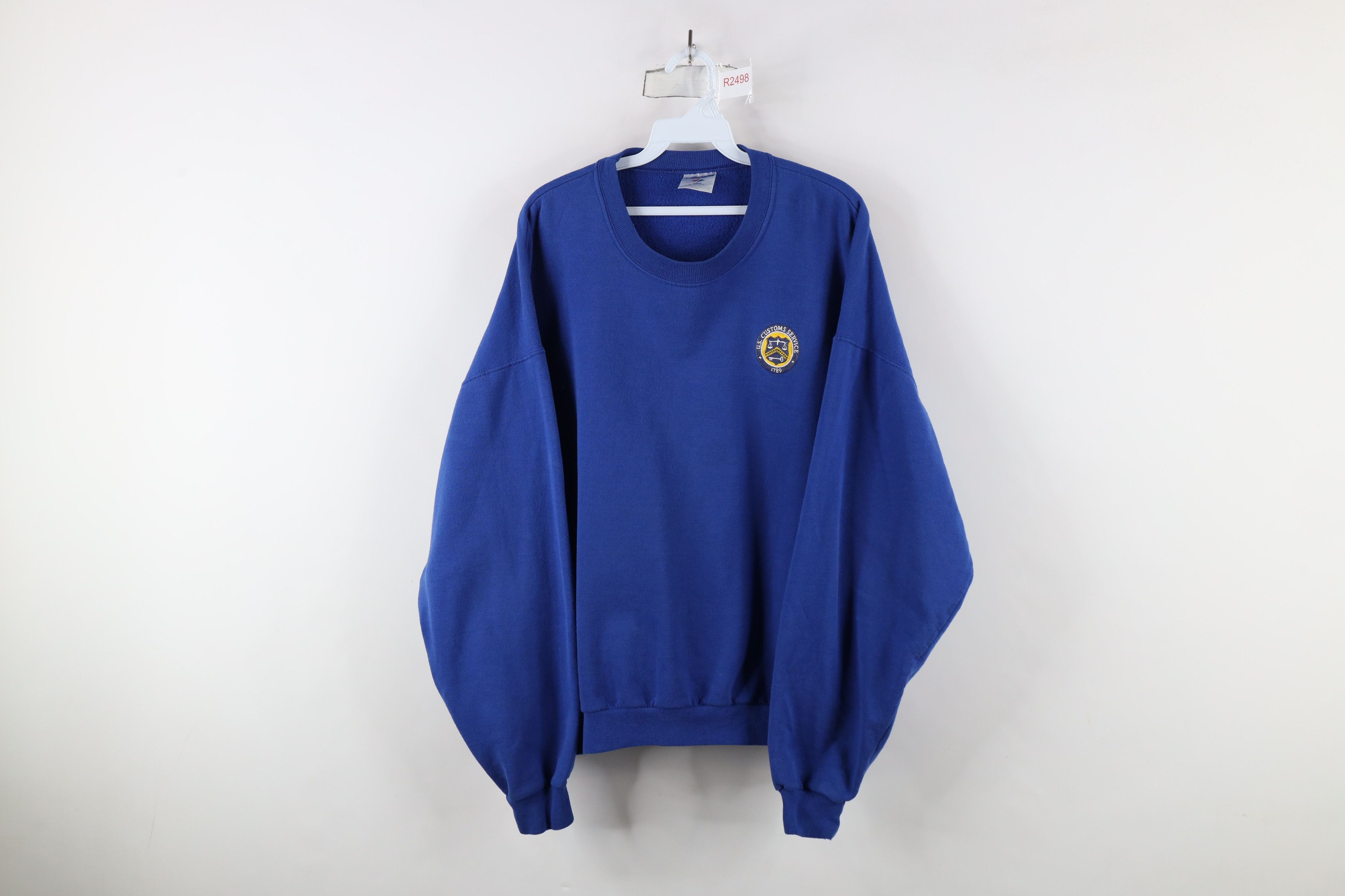 Vintage Vintage 90s Streetwear Customs Service Crewneck Sweatshirt Size US XXL / EU 58 / 5 - 1 Thumbnail