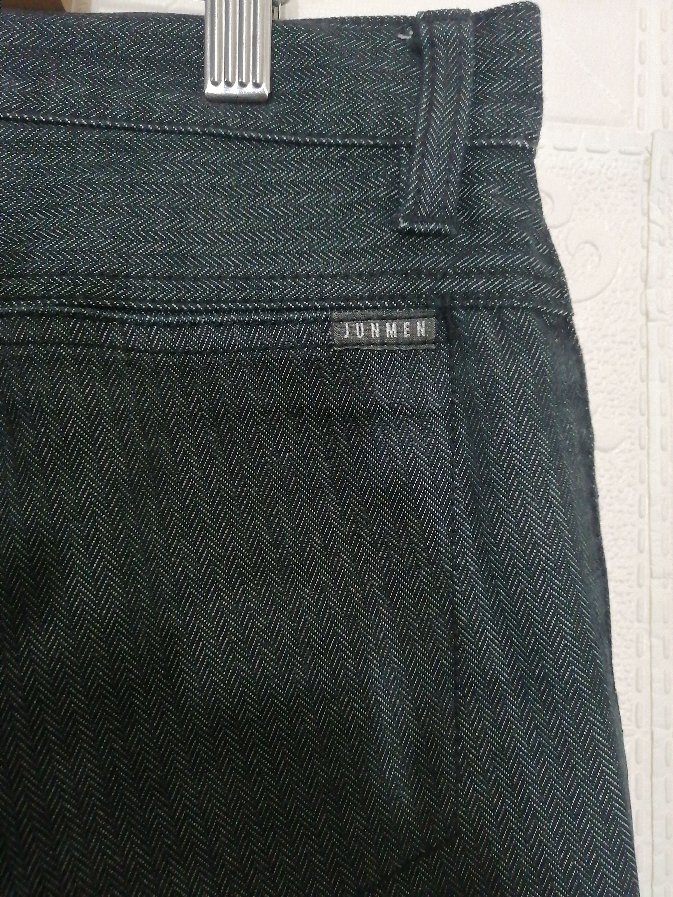 Japanese Brand JUNMEN TWEED TWILL PATTERN JEANS Size US 32 / EU 48 - 3 Thumbnail