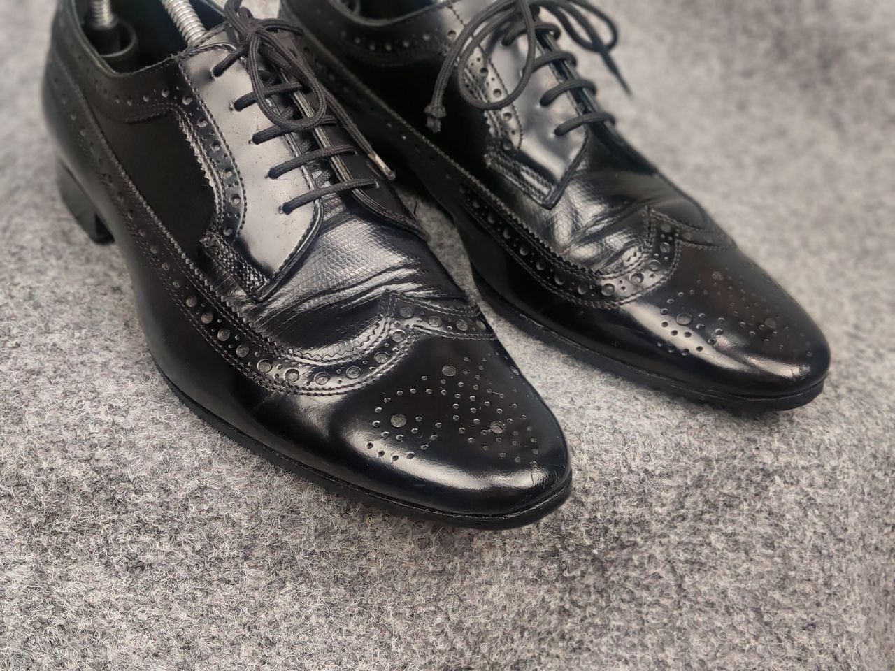 Burberry Prorsum Burberry Prorsum Catwalk model oxford brogue Black Shoes Size US 10 / EU 43 - 13 Thumbnail