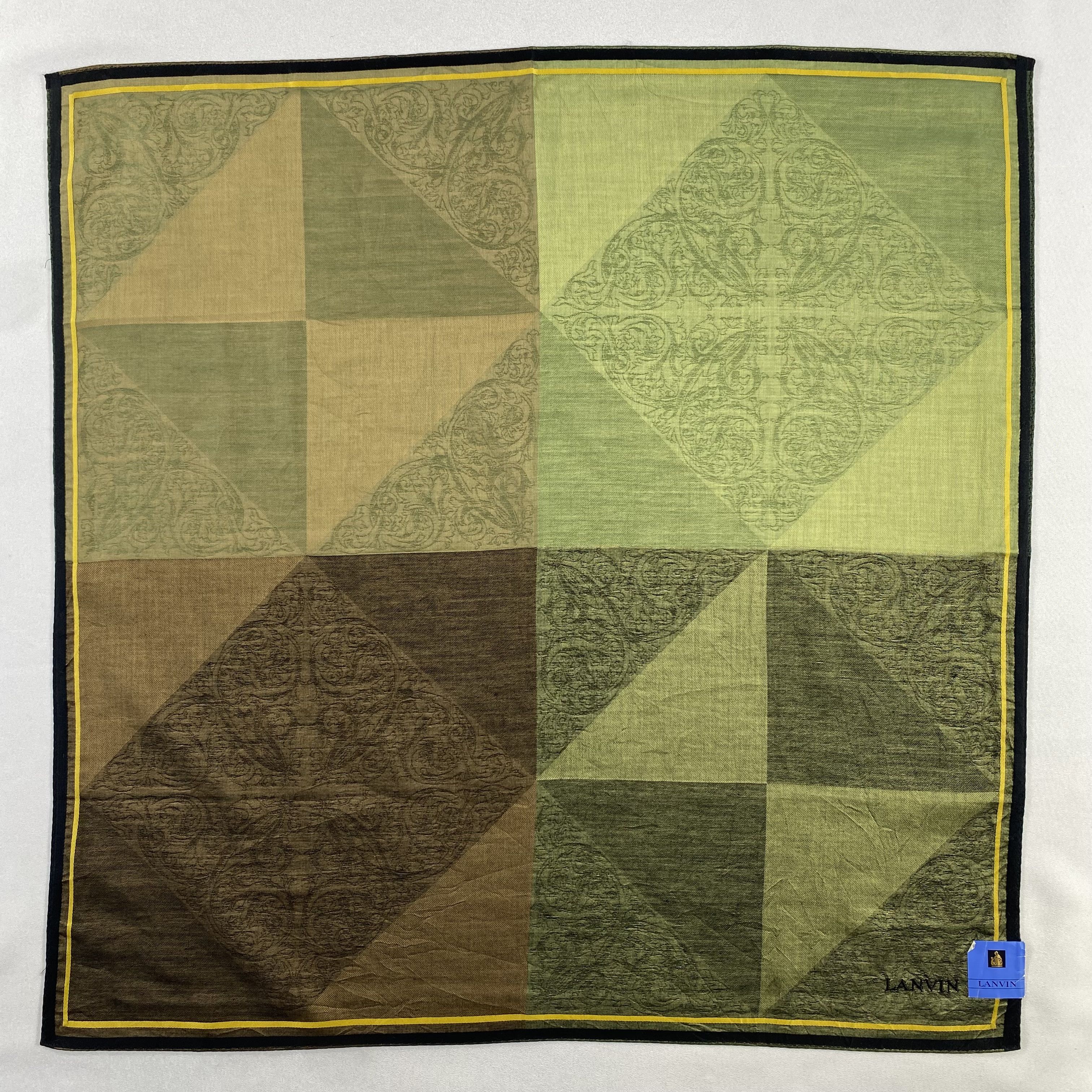 Lanvin × Vintage Lanvin Handkerchief / Neckerchief / Bandana-P1458 Size ONE SIZE - 1 Thumbnail