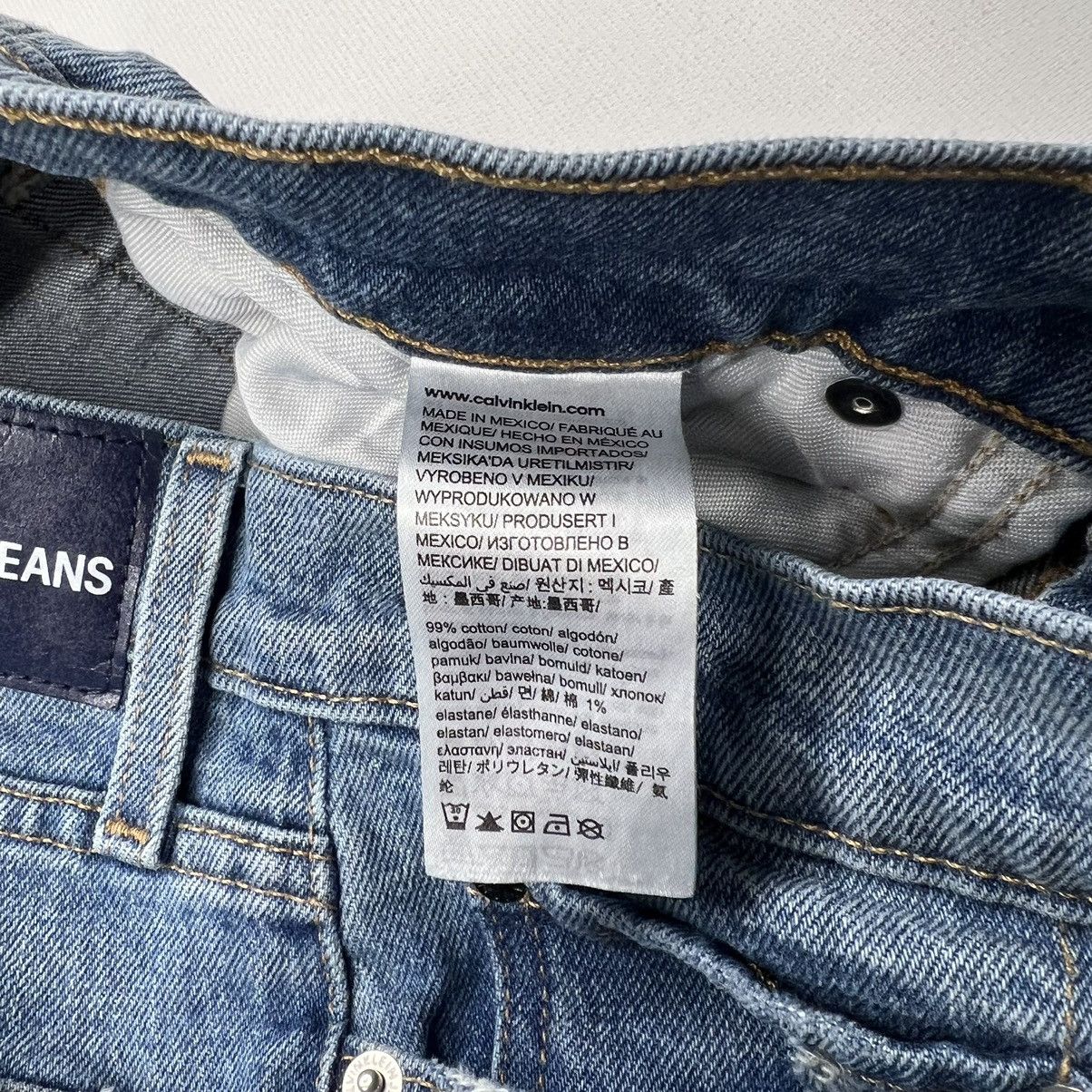 Calvin Klein Calvin Klein Jeans Blue Slim Fit Distressed Regular Denim Size US 30 / EU 46 - 12 Thumbnail