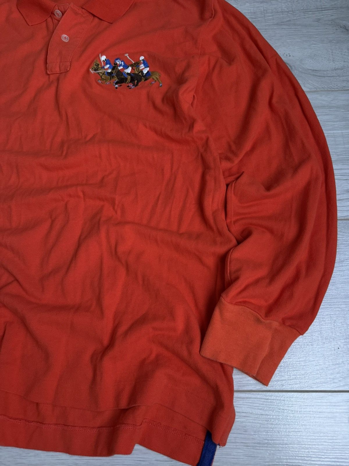 Polo Ralph Lauren × Rugby Ralph Lauren × Vintage Vintage Polo Ralph Lauren Rugby shirt polo Size US XL / EU 56 / 4 - 2 Thumbnail