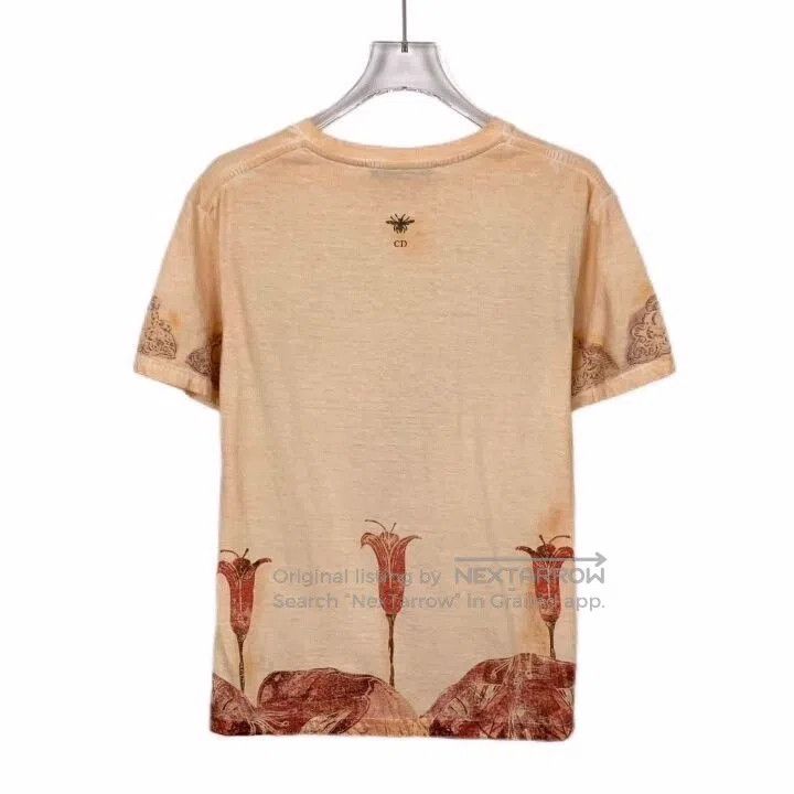 Dior christian dior yellow graphic short sleeve t-shirt. Size US S / EU 44-46 / 1 - 2 Thumbnail